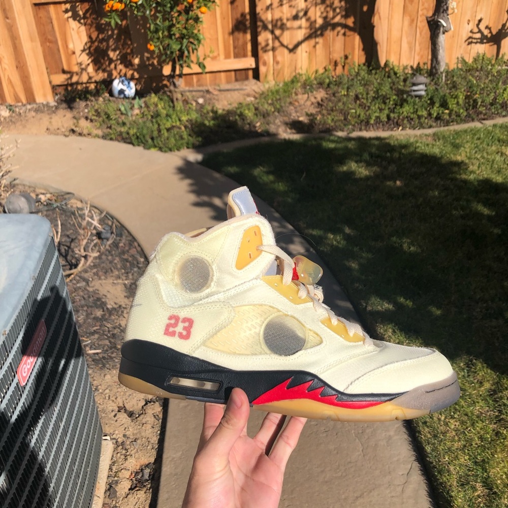 Jordan 5 Retro OFF WHITE Sails
